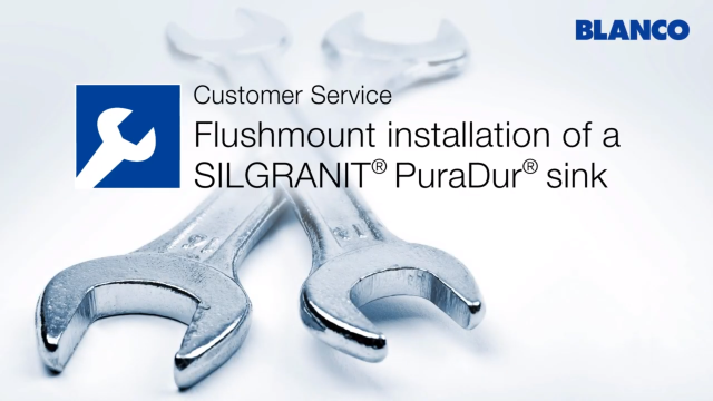 How to Install a flushmounted sink