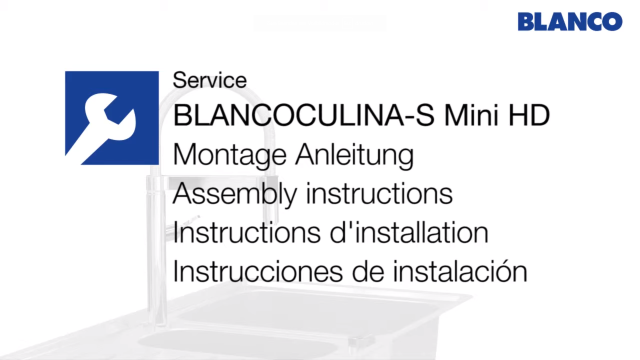 How to install a BLANCOCULINA-S Mini mixer tap