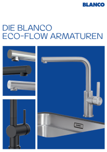 Broschüre BLANCO ECO-FLOW Armaturen